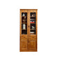79 "H Modern Style Bookcase in legno massiccio di libreria chiusa con porta per l'home office