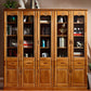 79 "H Modern Style Bookcase in legno massiccio di libreria chiusa con porta per l'home office