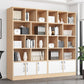 Modern Style Bookcase Engineer Wood Closed Back Bookshelf for Home