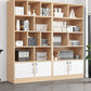 Modern Style Bookcase Engineer Wood Closed Back Bookshelf for Home