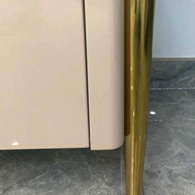 Glass Enclosed Storage TV Stand Luxury Rectangle TV Cabinet with Doors Clearhalo 'furn' 'furn_tv_stands_entertainment_centers' 'Furniture' 'Living Room Furniture' 'TV Stands & Entertainment Centers' 'TV Stands & Media Storage Furniture' 'tv_stands_entertainment_centers' 5305567