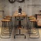 Rectangle Bar Dining Table Contemporary Bar Table with Black Trestle Base 86.6"L x 15.7"W x 41.3"H Without Chairs Clearhalo 'Bar Furniture' 'Bar Tables' 'bar_tables' 'furn' 'furn_bar_tables' 'Furniture' 'Kitchen & Dining Furniture' 5308704