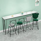 Mesa de comedor con tapa de piedra, mesa de comedor industrial con 4 patas negras