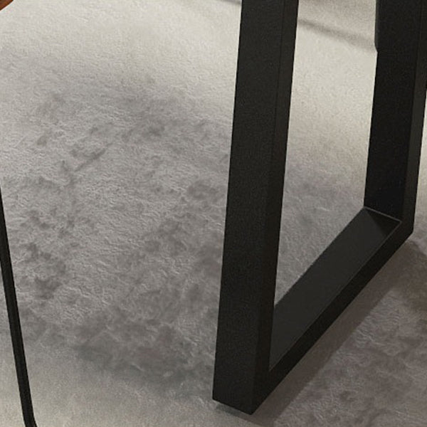 Coffee Shop Industrial Wood Barstool Metal Pedstal Bar Stool with Pedal Clearhalo 'Bar Furniture' 'Bar Stools' 'bar_stools' 'furn' 'furn_bar_stools' 'Furniture' 'Kitchen & Dining Furniture' 5308768