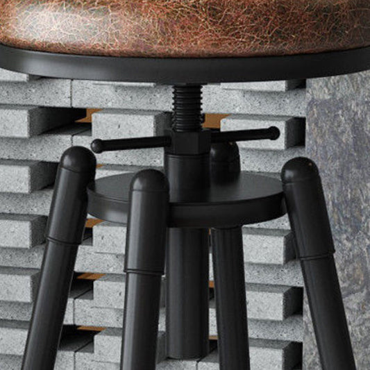 バースツール工業スタイルの回転4脚のバースツールダイニングルーム用