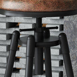 Tablero de barras giratorias Estilo industrial de 4 patas taburete para comedor para comedor