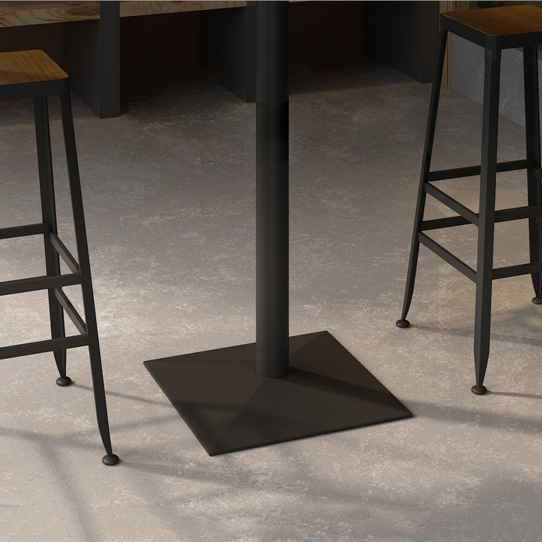 1/2/3/5 stuk industriële staaf set matte afwerking massief hout pub eetgelegenheid set