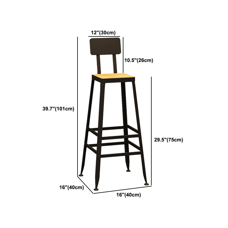 1/2/3/5 stuk industriële staaf set matte afwerking massief hout pub eetgelegenheid set