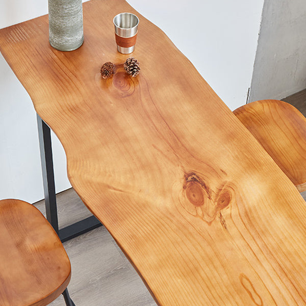 Set di tavolo da barre per rettangolo di lusso 1/2/4/5 pezzi Pinino in legno con sgabelli