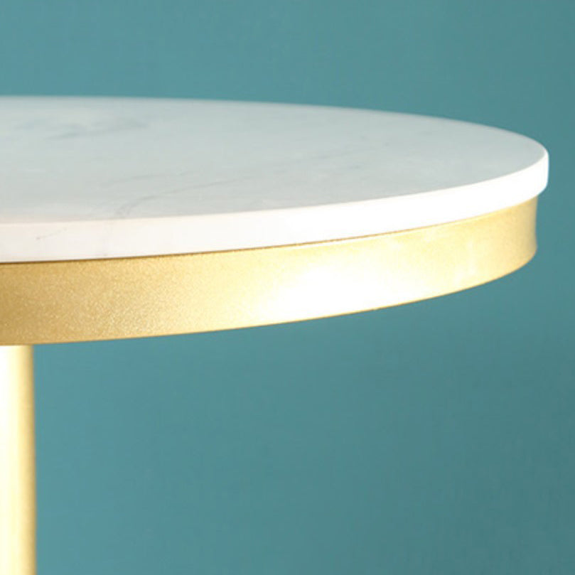 Stile glam 1/3 pezzi Set da tavolo da barra in marmo artificiale Set da tavolo fisso