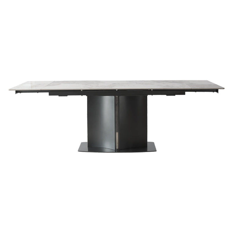 Modern Expandable Dining Table Furniture 1/2/5/6/7 Pieces Home Dining Room Set Gold 79"L x 31"W Clearhalo 'Dining Room Sets' 'Dining Tables & Seating' 'dining_room_set' 'furn' 'furn_dining_room_set' 'Furniture' 'Kitchen & Dining Furniture' 5309142
