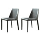Modern Expandable Dining Table Furniture 1/2/5/6/7 Pieces Home Dining Room Set 2 Dark Grey Chairs Clearhalo 'Dining Room Sets' 'Dining Tables & Seating' 'dining_room_set' 'furn' 'furn_dining_room_set' 'Furniture' 'Kitchen & Dining Furniture' 5309147