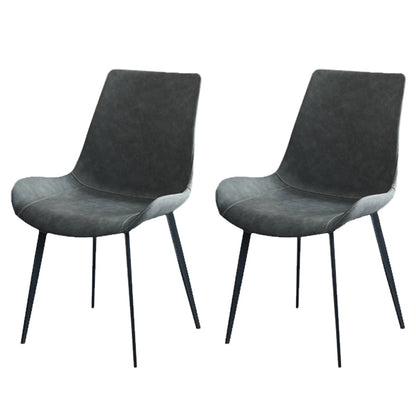 Modern Expandable Dining Table Furniture 1/2/5/6/7 Pieces Home Dining Room Set 2 Grey Chairs Clearhalo 'Dining Room Sets' 'Dining Tables & Seating' 'dining_room_set' 'furn' 'furn_dining_room_set' 'Furniture' 'Kitchen & Dining Furniture' 5309149