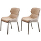 Modern Expandable Dining Table Furniture 1/2/5/6/7 Pieces Home Dining Room Set 2 Beige Chairs Clearhalo 'Dining Room Sets' 'Dining Tables & Seating' 'dining_room_set' 'furn' 'furn_dining_room_set' 'Furniture' 'Kitchen & Dining Furniture' 5309151