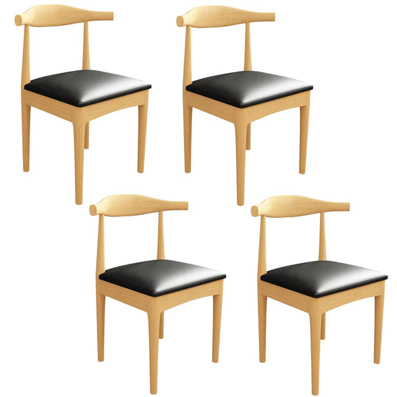 Industrial Pine Dining Room Set 1/4/5 Pieces Rectangle Dining Table Set 4 Wood Chairs Clearhalo 'Dining Room Sets' 'Dining Tables & Seating' 'dining_room_set' 'furn' 'furn_dining_room_set' 'Furniture' 'Kitchen & Dining Furniture' 5309205