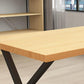 Industrial Pine Dining Room Set 1/4/5 Pieces Rectangle Dining Table Set Clearhalo 'Dining Room Sets' 'Dining Tables & Seating' 'dining_room_set' 'furn' 'furn_dining_room_set' 'Furniture' 'Kitchen & Dining Furniture' 5309210