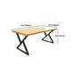 Industrial Pine Dining Room Set 1/4/5 Pieces Rectangle Dining Table Set Clearhalo 'Dining Room Sets' 'Dining Tables & Seating' 'dining_room_set' 'furn' 'furn_dining_room_set' 'Furniture' 'Kitchen & Dining Furniture' 5309225