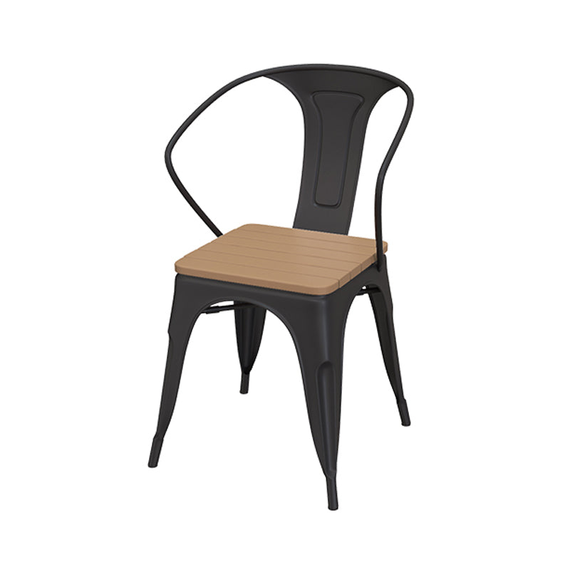 Moderne 1/2/3-delige eetset ronde houten eettafel voor balkon