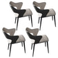 Contemporary Style Sintered Stone Dining Rectangle Table Set 1/4/5/6 Pieces Dining Set 4 Grey Chairs Clearhalo 'Dining Room Sets' 'Dining Tables & Seating' 'dining_room_set' 'furn' 'furn_dining_room_set' 'Furniture' 'Kitchen & Dining Furniture' 5309270