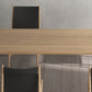 Rectangle Dining Table Solid Wood Dining Table with 4 Legs for Kitchen