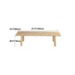 Rectangle Dining Table Solid Wood Dining Table with 4 Legs for Kitchen