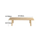 Rectangle Dining Table Solid Wood Dining Table with 4 Legs for Kitchen