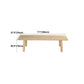 Rectangle Dining Table Solid Wood Dining Table with 4 Legs for Kitchen