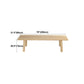 Rectangle Dining Table Solid Wood Dining Table with 4 Legs for Kitchen