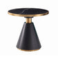Metal Traditional Luxury Round Table Pedestal Dining Table for Dining Room Black Gold Without Chairs Clearhalo 'Dining Tables & Seating' 'Dining Tables' 'dining_table' 'furn' 'furn_dining_table' 'Furniture' 'Kitchen & Dining Furniture' 5309464