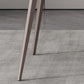 Mesa de comedor rectangular 4 patas modernas mesa fija de piedra sinterizada