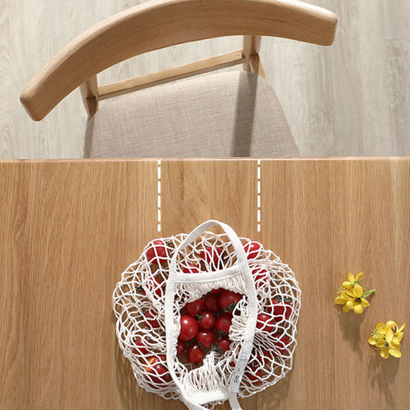 キッチンのための無地の木材長方形のダイニングテーブル付きモダンテーブル