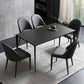 Sintered Stone Home Dining Table Modern Rectangle Dining Room Table