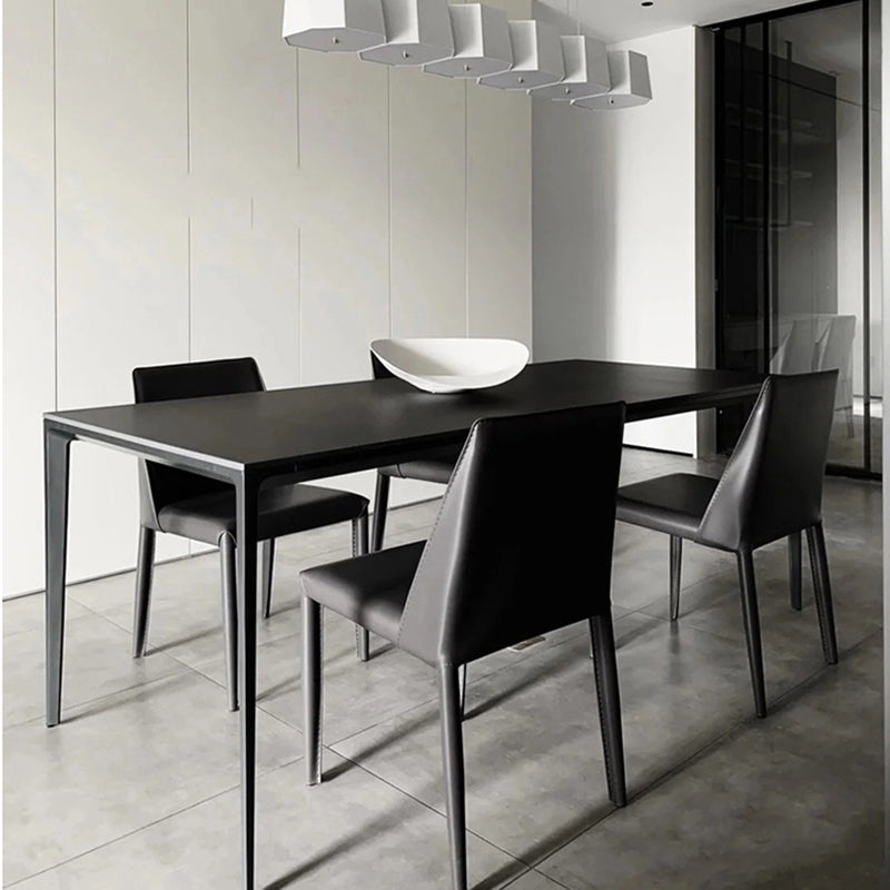 Sintered Stone Home Dining Table Modern Rectangle Dining Room Table
