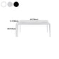 Sintered Stone Home Dining Table Modern Rectangle Dining Room Table