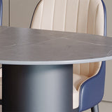 Mueble de piedra de comedor estilo simplicidad con 3 pies