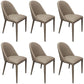 Leather Parsons Chair Modern Furniture in Matte Finish for Indoor Off-White 6 Piece Set Clearhalo 'Dining Chairs' 'Dining Tables & Seating' 'dining_chair' 'furn' 'furn_dining_chair' 'Furniture' 'Kitchen & Dining Furniture' 5309629