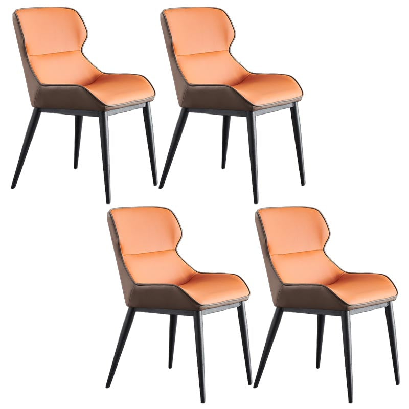 Sedia da pranzo in pelle sedia da pranzo contemporanea