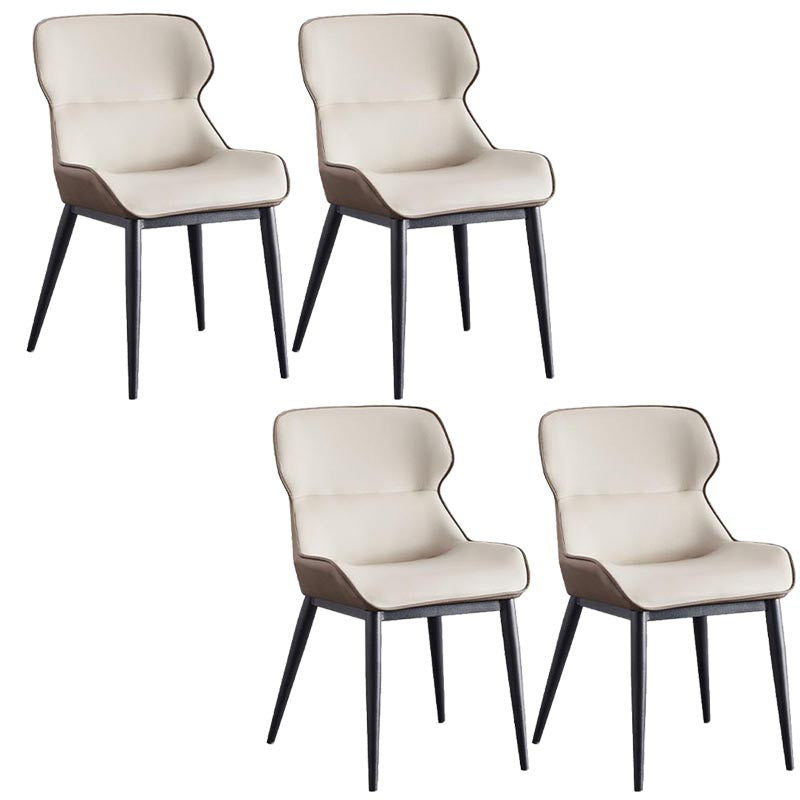 Sedia da pranzo in pelle sedia da pranzo contemporanea