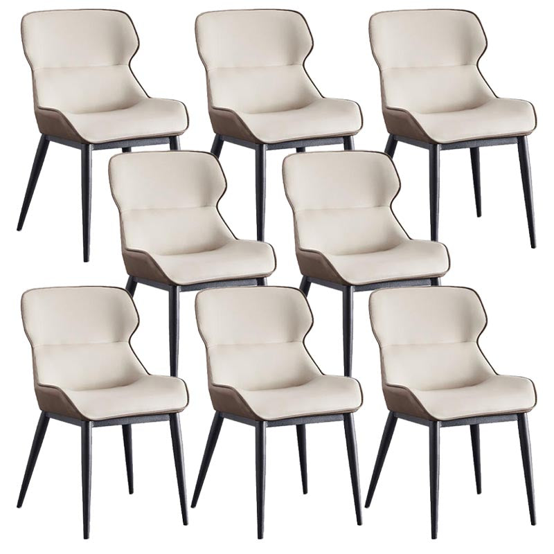 Sedia da pranzo in pelle sedia da pranzo contemporanea