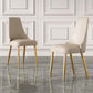 Glam Upholstered Dining Chair Leather Dining Chair with Gold Legs Clearhalo 'Dining Chairs' 'Dining Tables & Seating' 'dining_chair' 'furn' 'furn_dining_chair' 'Furniture' 'Kitchen & Dining Furniture' 5309818
