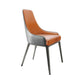 Silla de cuero de imitación tapizada silla de comedor contemporánea