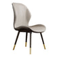 Glam Leather Dining Chair Wingback Side Furniture in Matte Finish for Indoor Clearhalo 'Dining Chairs' 'Dining Tables & Seating' 'dining_chair' 'furn' 'furn_dining_chair' 'Furniture' 'Kitchen & Dining Furniture' 5309912