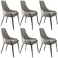 Glam Steel Dining Chair Parsons Chair in Matte Finish for Indoor