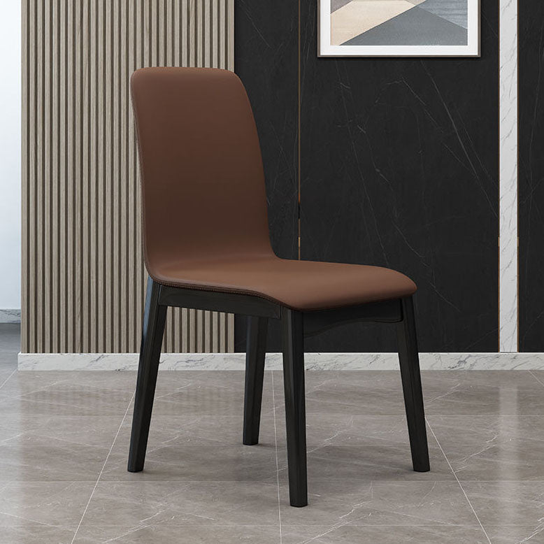 Contemporary Parsons Chair Upholstered Furniture in Matte Finish for Home Clearhalo 'Dining Chairs' 'Dining Tables & Seating' 'dining_chair' 'furn' 'furn_dining_chair' 'Furniture' 'Kitchen & Dining Furniture' 5310263