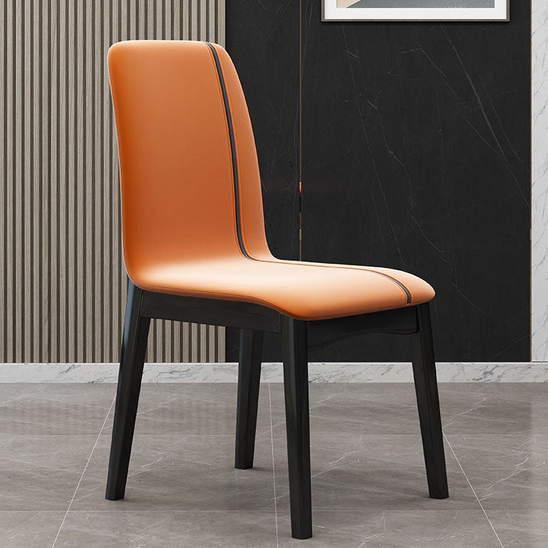 Contemporary Parsons Chair Upholstered Furniture in Matte Finish for Home Clearhalo 'Dining Chairs' 'Dining Tables & Seating' 'dining_chair' 'furn' 'furn_dining_chair' 'Furniture' 'Kitchen & Dining Furniture' 5310270