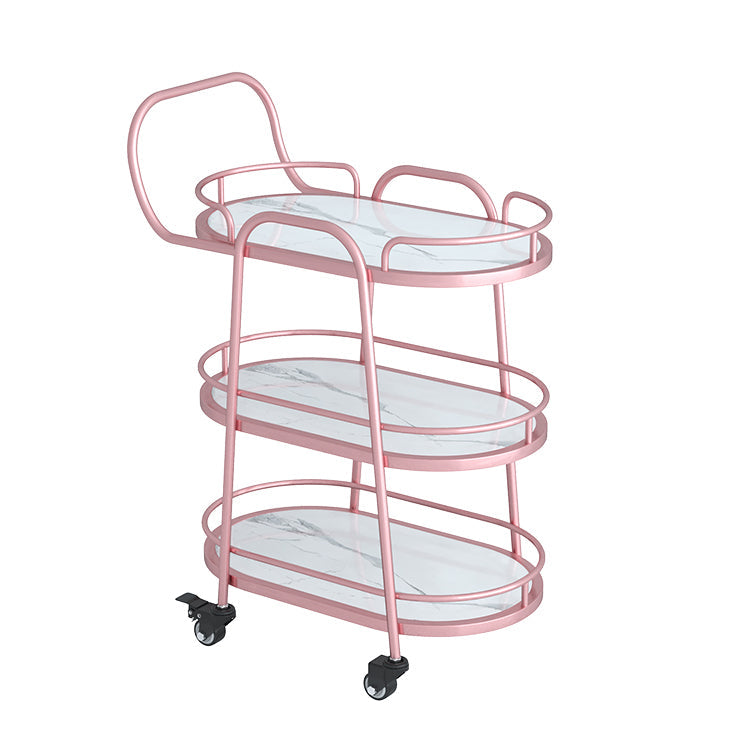 33.46"H Modern Prep Table Open Storage Metal Prep Table for Dining Room