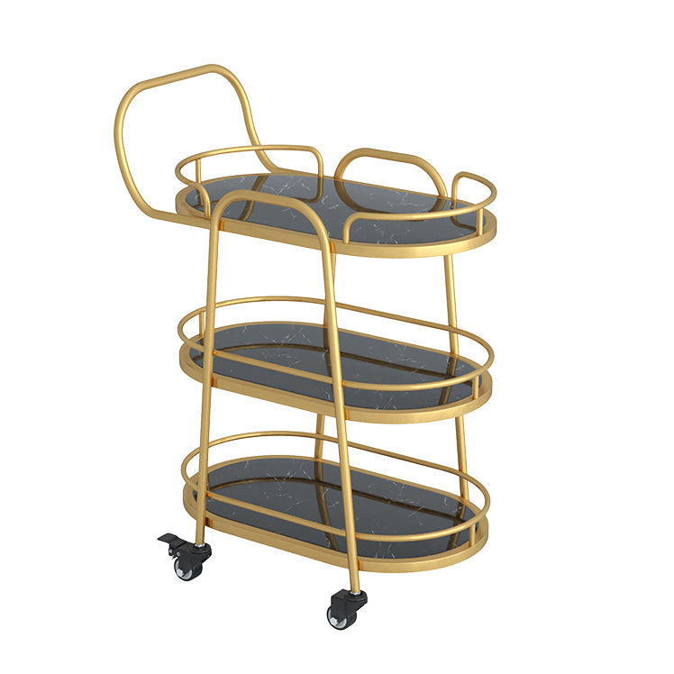 33.46"H Modern Prep Table Open Storage Metal Prep Table for Dining Room