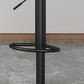 Living Room Nordic Liftable Barstool Leather Bar Stool with Pedal