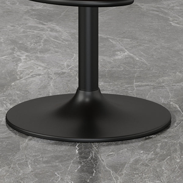 Soggiorno sgabello da bar in pelle slittamento nordico con pedale