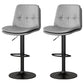 Living Room Nordic Liftable Barstool Leather Bar Stool with Pedal